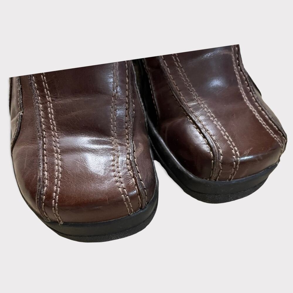 Aldo Women's Wedge Brown Frinuma Booties Size 9 - Picture 6 of 10